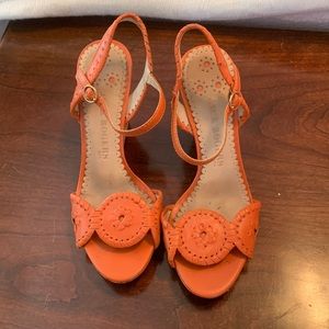 Jack Rogers Orange Wedge size 5.5